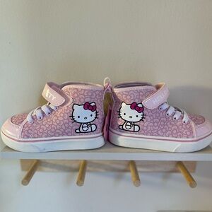 High Top Toddler Sneakers Hello Kitty Size 8